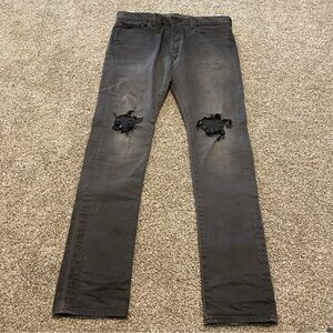 John Elliott Season Seven distressed jeans 32 black casual streetwear classic